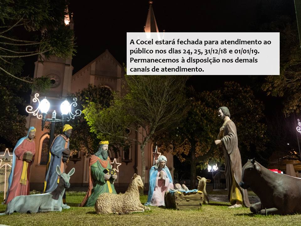 aviso sobre expediente da cocel no natal