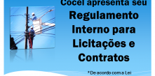 Cocel apresenta o Regulamento Interno para Licitações e Contratos